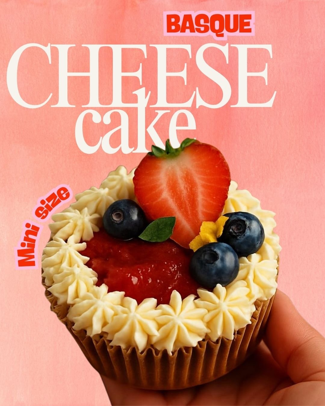 Mini Basque Cheesecake