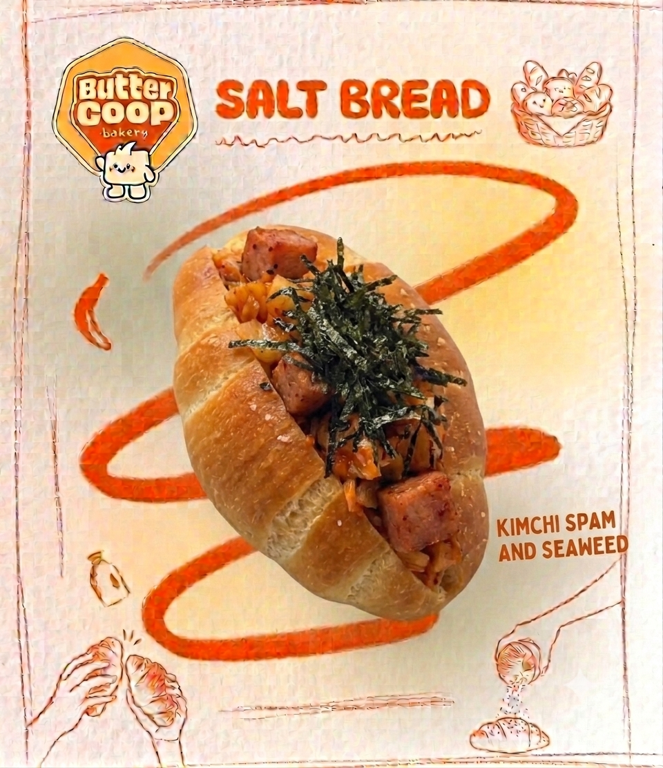 Set of 4 salt breads