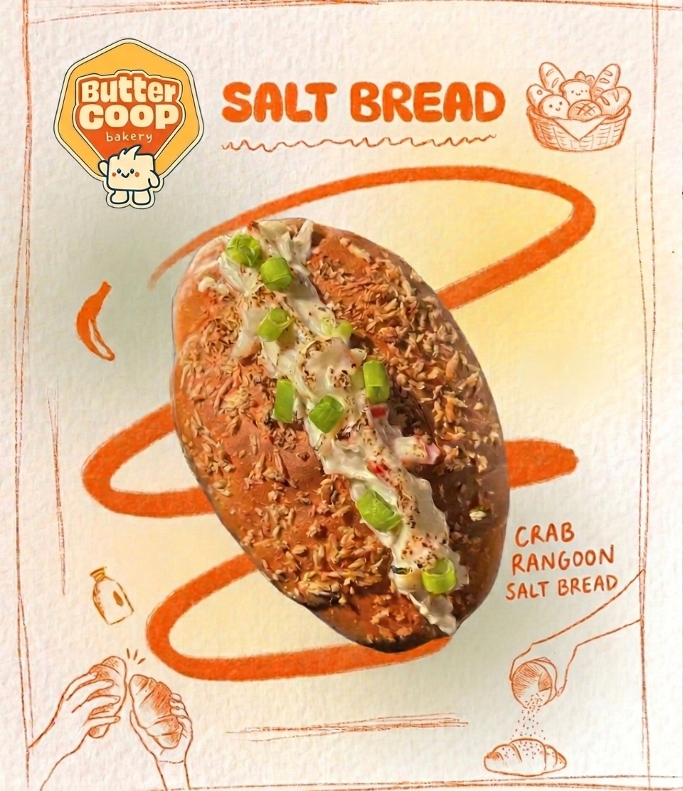 Set of 4 salt breads